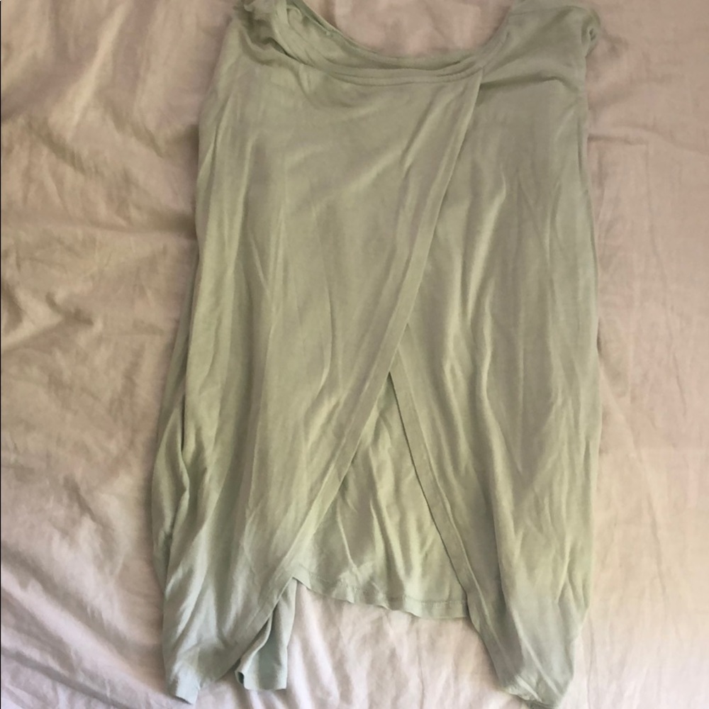 Light green float long sleeve too